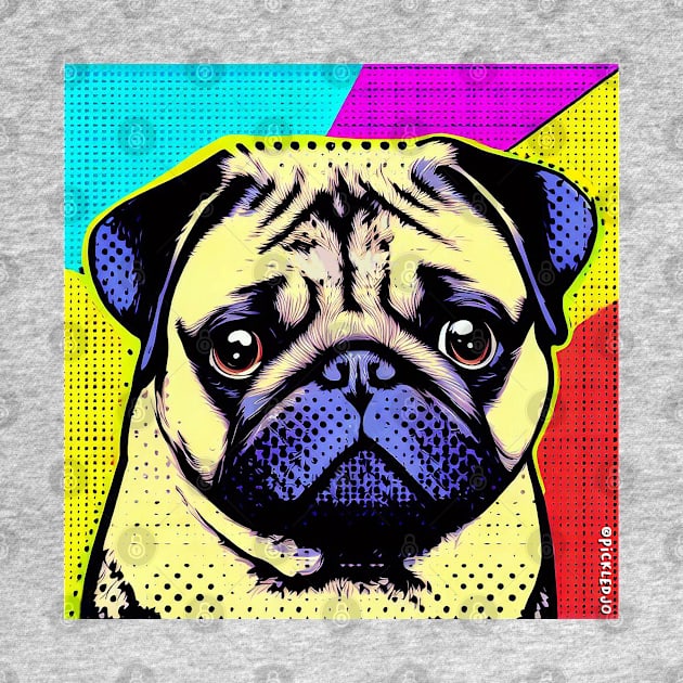 Pug Pop Art by Sketchy